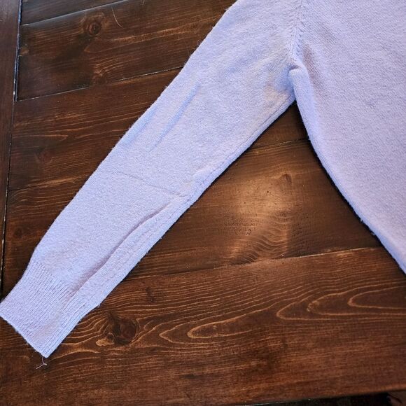 Vince Camuto Womens Lilac Long Sleeve Crew Neck Sweater Size XS - Picture 3 of 9